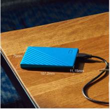  西部數(shù)據(jù)(WD)2TB USB3.0移動(dòng)硬盤(pán)My Passport隨行版 2.5英寸 藍(lán)色