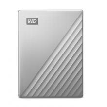 西部數(shù)據(jù)(WD)1TB Type-C移動硬盤My Passport Ultra2.5英寸 銀色(密碼保護 自動備份)WDBC3C0010BSL