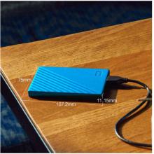 西部數(shù)據(jù)(WD)1TB USB3.0移動硬盤My Passport隨行版 2.5英寸藍色