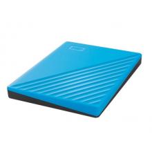 西部數(shù)據(jù)(WD)1TB USB3.0移動硬盤My Passport隨行版 2.5英寸 藍色(密碼保護 自動備份)WDBYVG0010BBL