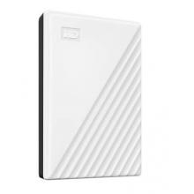 西部數據(WD)1TB USB3.0移動硬盤My Passport隨行版 2.5英寸 白色(密碼保護 自動備份)WDBYVG0010BWT