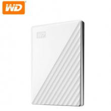 西部數據(WD)1TB USB3.0移動硬盤My Passport隨行版 2.5英寸 白色(密碼保護 自動備份)WDBYVG0010BWT