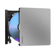 聯(lián)想（Lenovo）8倍速 鋁合金Type-C/USB外置光驅(qū) 外置DVD刻錄機 移動光驅(qū) Windows/MAC系統(tǒng)/DB85（銀黑色）