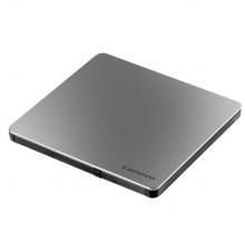 聯(lián)想（Lenovo）8倍速 鋁合金Type-C/USB外置光驅(qū) 外置DVD刻錄機 移動光驅(qū) Windows/MAC系統(tǒng)/DB85（銀黑色）