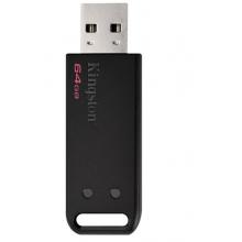 金士頓（Kingston）USB2.0 DT20電腦系統(tǒng)優(yōu)盤商務(wù)辦公汽車載高速U盤 黑色時(shí)尚64G