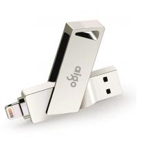 愛(ài)國(guó)者（aigo）64GB Lightning USB3.0 蘋果U盤  銀色  手機(jī)電腦兩用