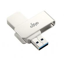 愛國(guó)者（aigo）256GB USB3.0 U盤 U330金屬旋轉(zhuǎn)系列 銀色 快速傳輸 出色出眾