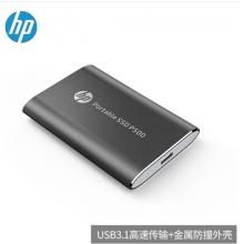 惠普（hp）P500系列 移動(dòng)SSD 固態(tài)硬盤(pán) PSSD USB3.1 Type-c移動(dòng)固態(tài)硬盤(pán) 黑色 500-512G