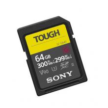 索尼（SONY）SF-G64T/T1 SF-G 系列64g TOUGH規(guī)格SD卡讀取300MB/S寫(xiě)入299MB/S