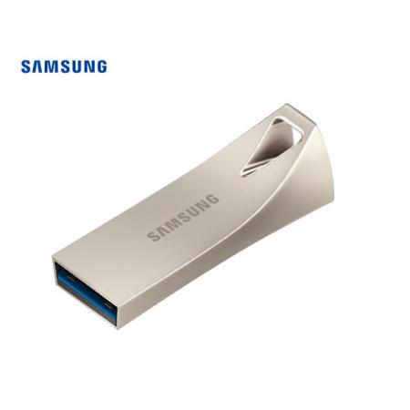 三星（SAMSUNG）32GB USB3.1 U盤 BAR升級版+ 香檳銀 讀速200MB/s 金屬堅固，高速便攜（Gen 1）