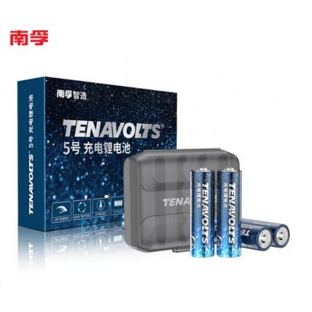 南孚(NANFU)5號(hào)充電鋰電池4粒 1.5V恒壓快充 TENAVOLTS 適用閃光燈/游戲手柄/吸奶器/遙控器/話筒等 AA五號(hào)