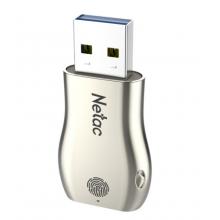 朗科（Netac）32GB USB3.0 指紋加密金屬U盤U628 隱私全面保護商務辦公