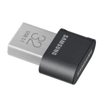 三星（SAMSUNG）32GB USB3.1 U盤 FIT升級版+ 黑色 讀速200MB/s 高速車載，小巧迷你（Gen 1）