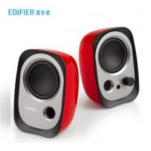 漫步者（EDIFIER）R12U 外觀時(shí)尚、音質(zhì)純正的入門級微型2.0桌面音響 筆記本音箱 電腦音箱 紅色
