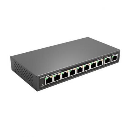 銳捷（Ruijie）8口千兆交換機 非網管RG-ES110GD-P 千兆電口 監(jiān)控交換機POE供電