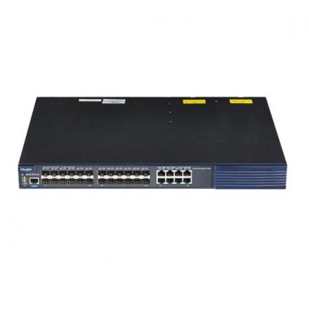 銳捷（Ruijie）RG-S5750-24SFP/12GT V3.0安全多業(yè)務(wù)高性能萬兆交換機(jī) 黑色