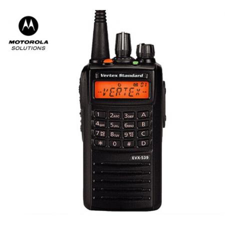 摩托羅拉（Motorola）EVX-539 數(shù)字對講機 DMR全鍵盤手動調(diào)頻數(shù)字手持電臺遠距離