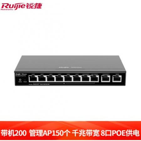 銳捷（Ruijie）千兆路由器RG-EG210G-P-E 企業(yè)網(wǎng)關(guān) 無(wú)線控制器 黑色