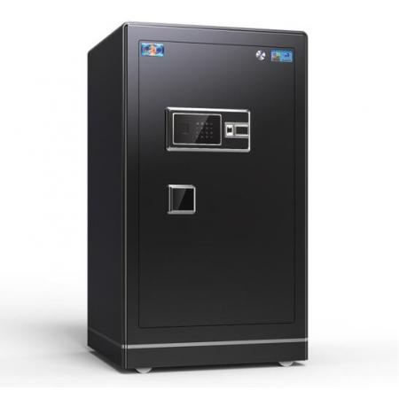 虎牌保險柜辦公全鋼指紋密碼88cm翼虎系列FDG-A/D-80YHZ商務(wù)黑