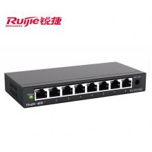 銳捷（Ruijie）鐵殼非網(wǎng)管企業(yè)級(jí)交換器 分流器網(wǎng)線分線器 RG-ES108D 8口百兆交換機(jī)