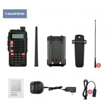 寶鋒 BAOFENG UV-6PLUS  對講機1-15公里 專業(yè)無線戶外商用民用 寶峰雙頻雙段調(diào)頻（黑色）