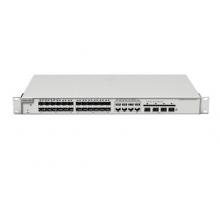 銳捷（Ruijie）三層網(wǎng)管24口千兆交換機 全光口 RG-NBS5200-24SFP/8GT4XS 灰色