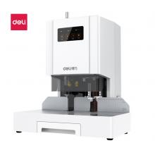 得力（deli）T504 激光定位自動會計(jì)財(cái)務(wù)憑證裝訂機(jī) 熱熔膠鉚管裝訂機(jī)電動檔案文件打孔機(jī)