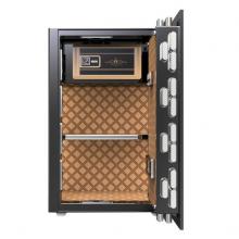 虎牌保險柜辦公全鋼電子密碼60cm入墻保管柜BGX-5/D1-60睿智黑