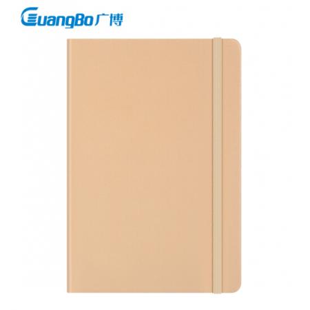 廣博(Guangbo) 綁帶硬面記事本 辦公會議記錄本筆記本 棕色 GBP20071
