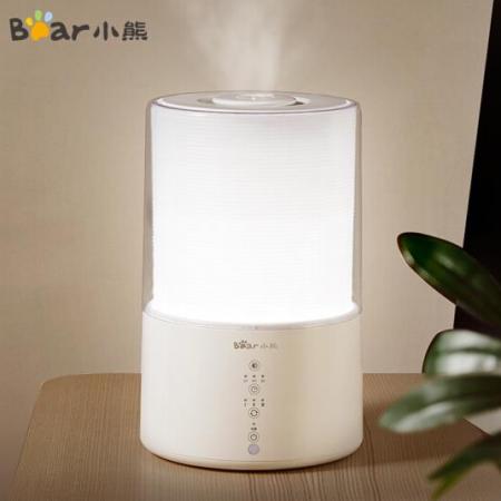 小熊（Bear）加濕器 上加水辦公室增濕器 凈化加濕 低噪香薰機(jī)加濕器 3升迷你可定時(shí) JSQ-B30L1