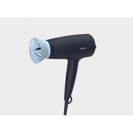 飛利浦（PHILIPS）小花筒吹風機電吹風 大功率 負離子吹風筒恒溫護發(fā) 速干可折疊黑色BHD315/05