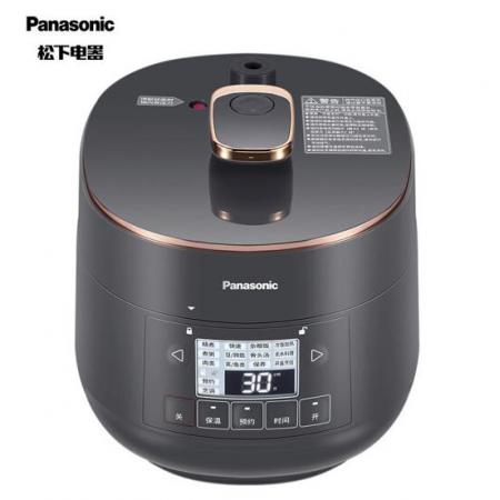 松下( Panasonic) 2L松下迷你電壓力鍋 18min快速飯 24小時預(yù)約烹調(diào) 可拆洗內(nèi)外蓋 SR-PB201-H