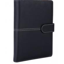 廣博(GuangBo)25K活頁筆記本子皮面本/商務記事本/文具日記本 100張 黑色 GBP8605
