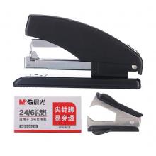 晨光(M&G)文具25頁(yè)/12#黑色省力型訂書(shū)機(jī)套裝 (訂書(shū)器+訂書(shū)釘+起釘器)金屬訂書(shū)機(jī) 辦公用品 ABS916A1
