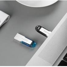 閃迪(SanDisk)128GB USB3.0 U盤(pán) CZ73酷鑠 藍(lán)色 讀速150MB/s 金屬外殼 內(nèi)含安全加密軟件