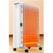 美的（Midea）取暖器/干衣機(jī)/輕音加濕烘衣 13片大面積勁暖節(jié)能電熱油汀HYX22N