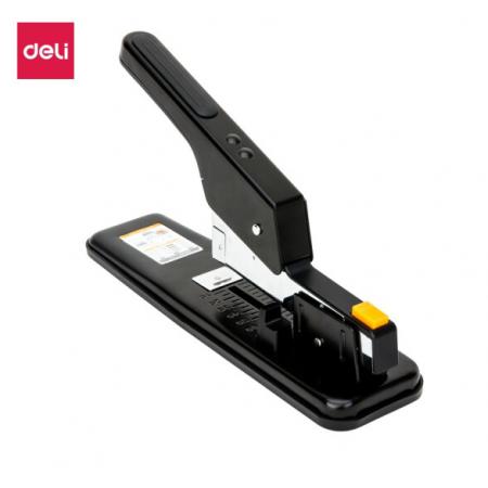 得力（deli）0390重型訂書機(jī) 加厚訂書器大訂書機(jī)厚層大型長(zhǎng)臂大碼 省力型 0390 可訂80頁
