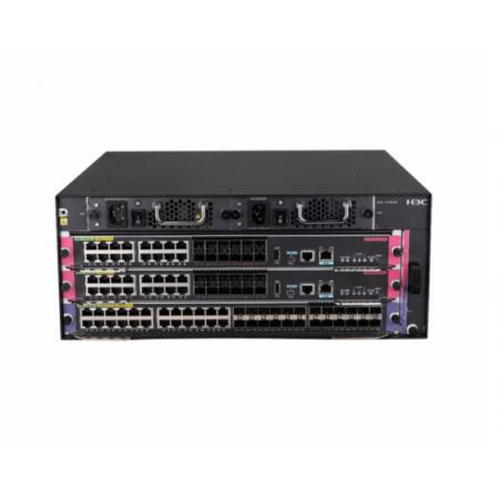 新華三（H3C）S7003X 16千兆口+12萬兆光多業(yè)務企業(yè)級網(wǎng)絡核心路由交換機 標準版光電組合套裝