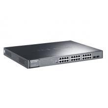 TP-LINK 云交換TL-SG2226PE 全千兆26口Web網(wǎng)管 云管理PoE交換機 (24PoE口+2千兆SFP) 企業(yè)級分流器 分線器