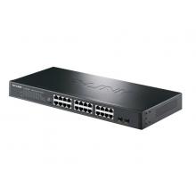 TP-LINK 云交換TL-SG2226P 全千兆26口Web網(wǎng)管 云管理PoE交換機(jī) (24PoE口+2千兆SFP) 企業(yè)級分流器 分線器