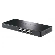 TP-LINK 云交換TL-SG2218PE 全千兆18口Web網(wǎng)管 云管理PoE交換機(jī) (16PoE口+2千兆SFP) 企業(yè)級(jí)分流器 分線器