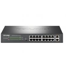 TP-LINK 18口千兆上聯(lián)網(wǎng)管PoE交換機(jī) 企業(yè)級(jí)交換機(jī) 監(jiān)控網(wǎng)絡(luò)分線(xiàn)器 分流器 TL-SL2218MP