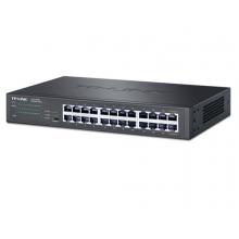 TP-LINK 24口全千兆交換機(jī) 企業(yè)級(jí)交換器 監(jiān)控網(wǎng)絡(luò)網(wǎng)線分線器 分流器 TL-SG1024DT