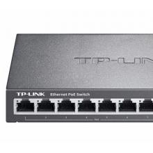TP-LINK SL1210P 10口千兆上聯(lián)POE交換機(jī) 8個百兆口+2千兆口+1千兆光纖口