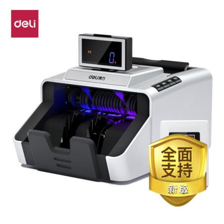 得力(deli)支持新版人民幣 銀行專用高配版驗(yàn)鈔點(diǎn)鈔機(jī) 商用家用數(shù)錢機(jī) 智能語(yǔ)音收銀支付3919S