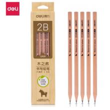 得力（deli） 得力 鉛筆 書寫 繪畫鉛筆 鉛筆筆 學生鉛筆 2B(S909)12支/盒