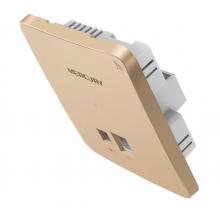 水星（MERCURY）MIAP300D 金色版 300M無線86型面板式AP 企業(yè)級酒店別墅wifi接入點(diǎn) DC供電 AC管理
