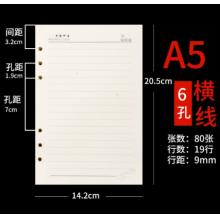 活頁(yè)本芯	A5  6孔
