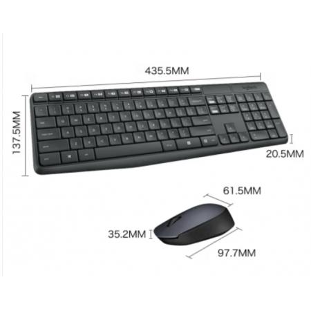 羅技（Logitech）MK235 鍵 鼠套裝 無(wú)線鍵鼠套裝