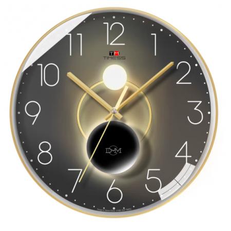 Timess T 掛鐘 鐘表客廳掛鐘創(chuàng)意時尚家用表掛墻免打孔輕奢光影石英鐘掛表 S11-2【30厘米款】